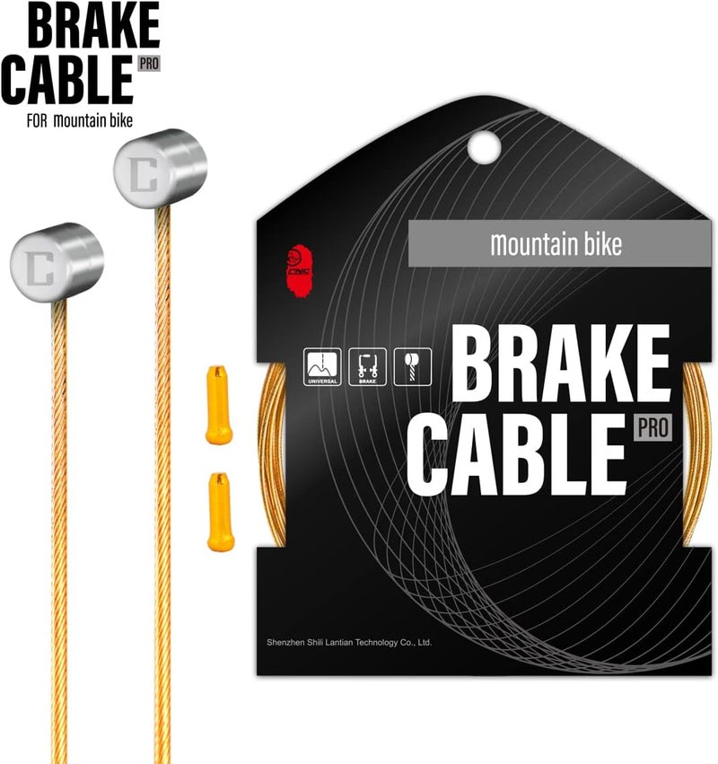 Chooee PRO Brake Cable for Shimano/SRAM Universal Premium Bicycle Brake Line 2x1700mm for MTB Mountain Bike - Image 2